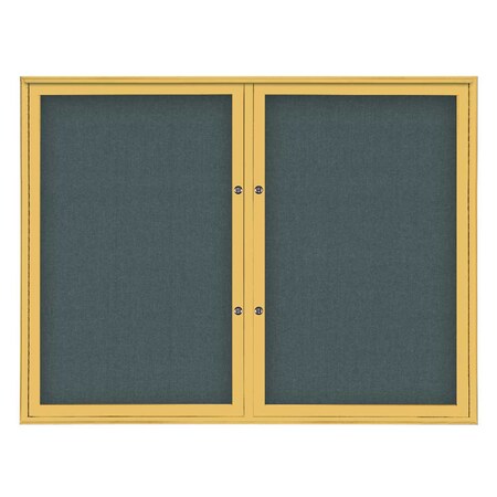 Double Door Radius Plus Corkboard, 42