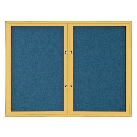 Double Door Radius Plus Corkboard, 42