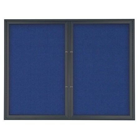 Double Door Radius Plus Corkboard, 48
