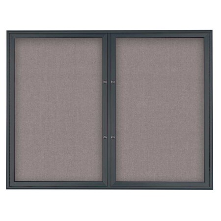 Double Door Radius Plus Corkboard, 48