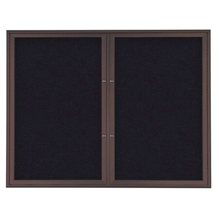 Double Door Radius Plus Corkboard, 48