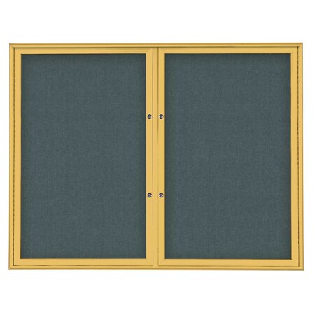 Double Door Radius Plus Corkboard, 48