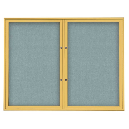 Double Door Radius Plus Corkboard, 48