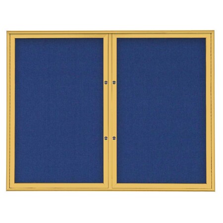 Double Door Radius Plus Corkboard, 48