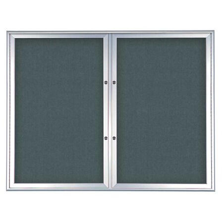Double Door Radius Plus Corkboard, 48