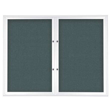 Double Door Radius Plus Corkboard, 48