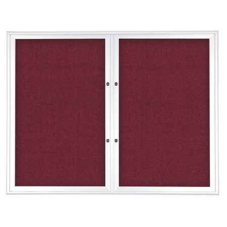 Double Door Radius Plus Corkboard, 48