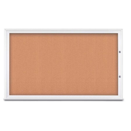 Single Door Radius Plus Corkboard, 60
