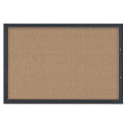 Single Door Radius Plus Corkboard, 72