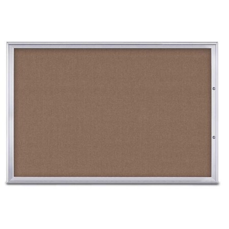 Single Door Radius Plus Corkboard, 72