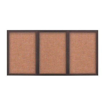 Triple Door Radius Corkboard, 96