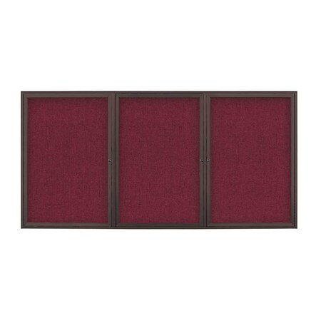 Triple Door Radius Corkboard, 96