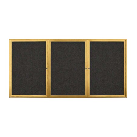 Triple Door Radius Corkboard, 96