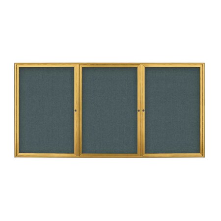 Triple Door Radius Corkboard, 96