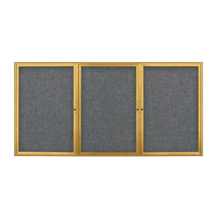 Triple Door Radius Corkboard, 96