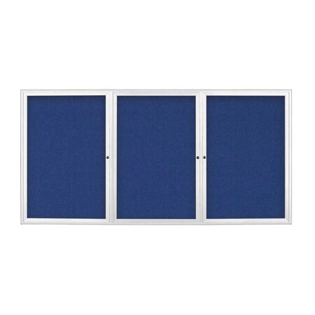 Triple Door Radius Corkboard, 96