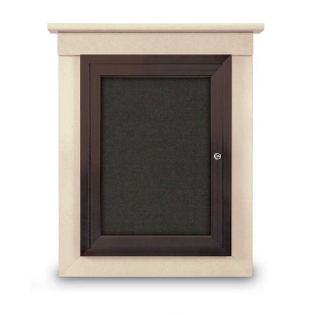 Sliding Glass Enclosed Letterboard, 48