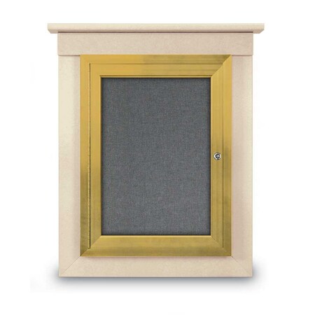 Sliding Glass Enclosed Letterboard, 48