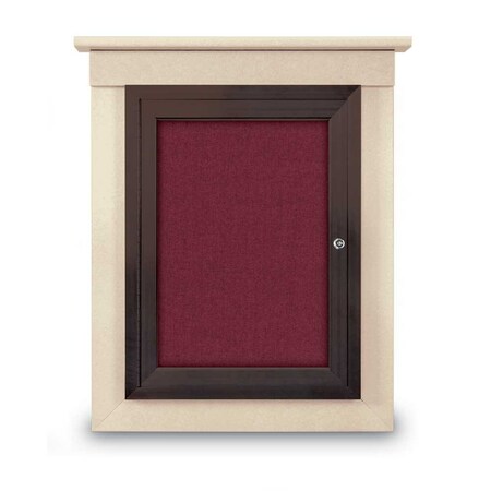 Sliding Glass Enclosed Letterboard, 48
