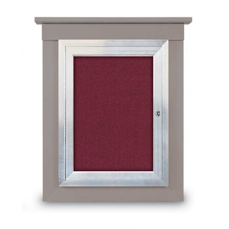 Sliding Glass Enclosed Letterboard, 60