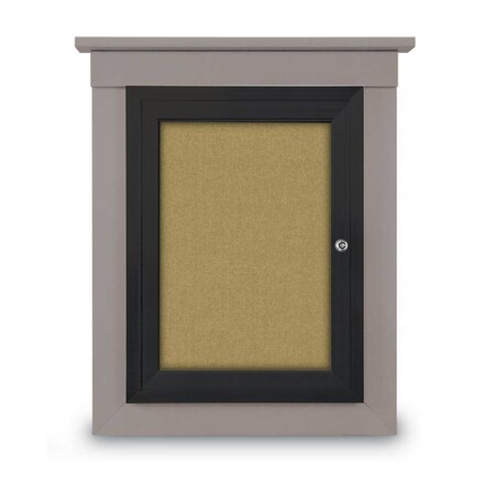 Sliding Glass Enclosed Letterboard, 60