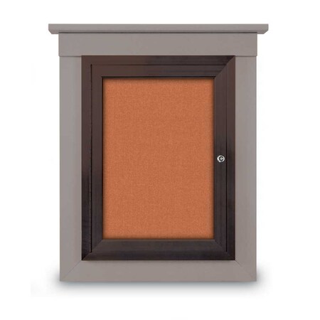 Sliding Glass Enclosed Letterboard, 60