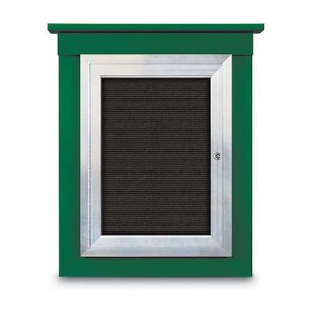 Sliding Glass Enclosed Letterboard, 72