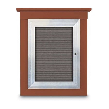 Sliding Glass Enclosed Letterboard, 96