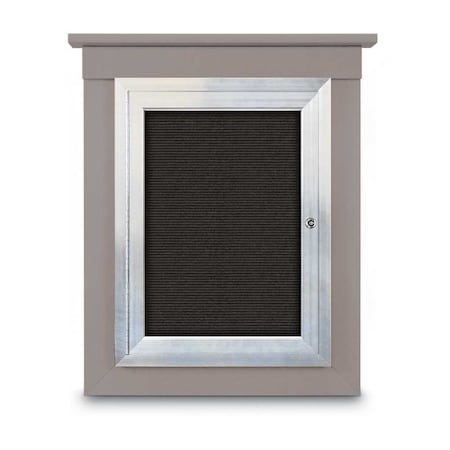Sliding Glass Enclosed Letterboard, 96