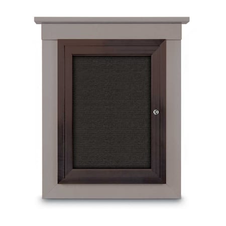Sliding Glass Enclosed Letterboard, 96