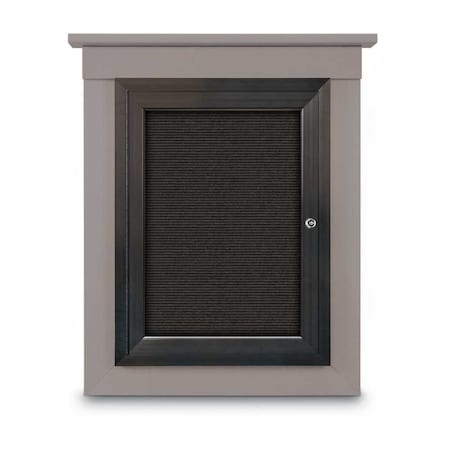 Sliding Glass Enclosed Letterboard, 96