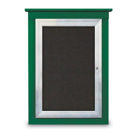 Sliding Glass Enclosed Letterboard, 96