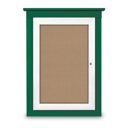 Sliding Glass Enclosed Letterboard, 96