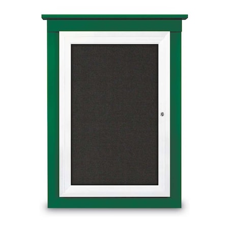 Sliding Glass Enclosed Letterboard, 96