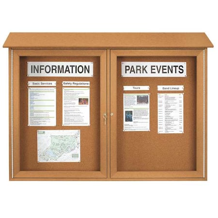 Enclosed Bulletin Board, 24