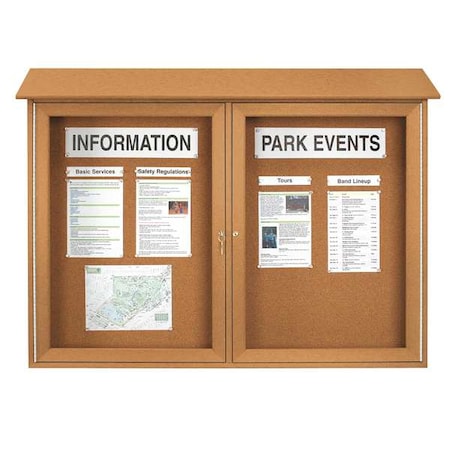 Enclosed Outdoor Bulletin Board 40