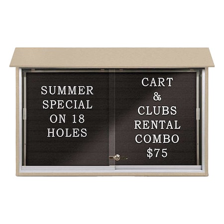 Outdoor Enclosed Letter Board 30