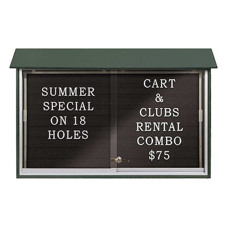 Outdoor Enclosed Letter Board 30