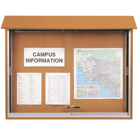 Enclosed Outdoor Bulletin Board 34