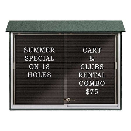 Outdoor Enclosed Letter Board 36