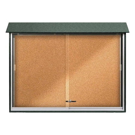 Enclosed Outdoor Bulletin Board 40 x 52