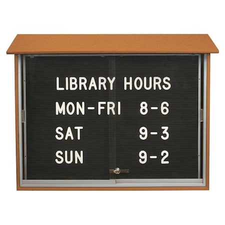 Outdoor Enclosed Letter Board 40