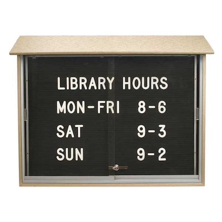 Outdoor Enclosed Letter Board 52