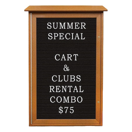Outdoor Enclosed Letter Board 4 ft.x24