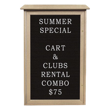 Outdoor Enclosed Letter Board 42