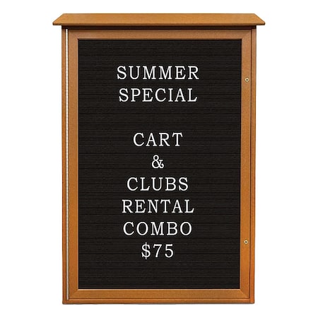 Outdoor Enclosed Letter Board 36