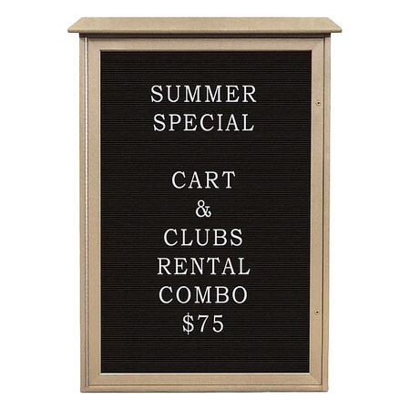 Outdoor Enclosed Letter Board 48