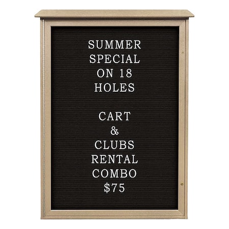 Outdoor Enclosed Letter Board 34