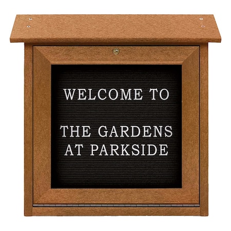 Outdoor Enclosed Vinyl Letter Board 18