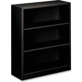 HON® Metal Bookcase Three-Shelf 34-1/2
